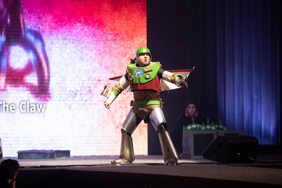 Apresentação de cosplay na CCXP 2018, em São Paulo — Foto: Fábio Tito/G1