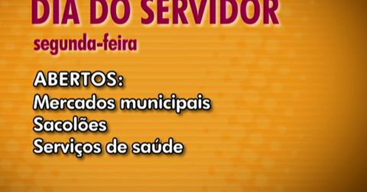 G1 - Veja o que abre e o que fecha em SP no Dia do Servidor Público ...