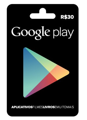 Gift Card Google Play 100 reais - Envio Digital - Gift Card Online