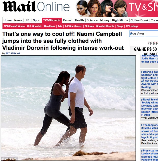 Naomi (Foto: Reprodução/Daily Mail)