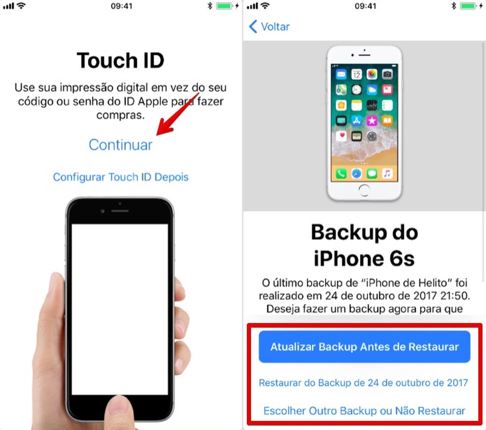 iOS 11 como configurar um iPhone e transferir dados de outro celular