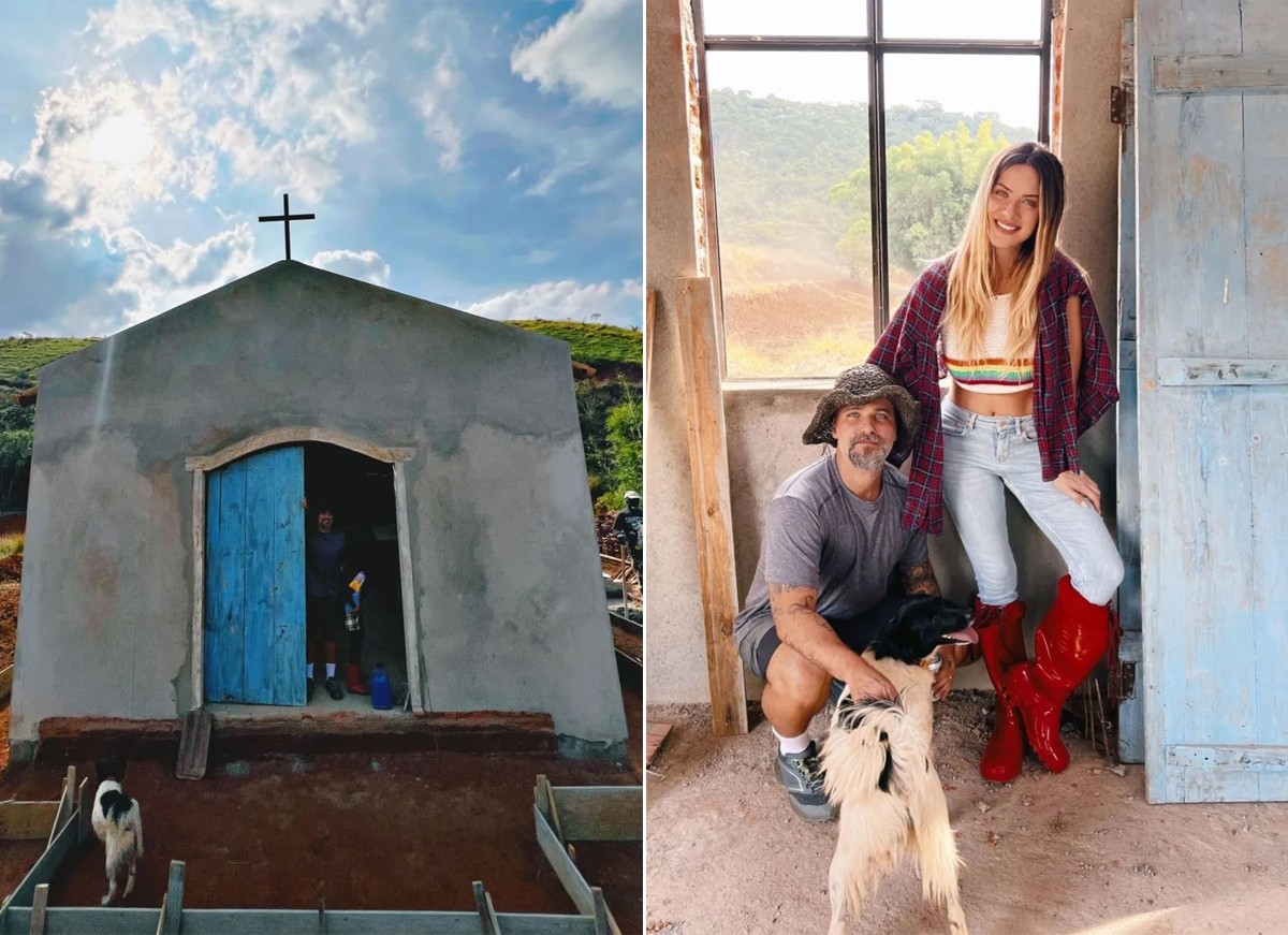 Bruno Gagliasso mostra igreja no rancho em que mora com Giovanna Ewbank (Foto: Reprodução / Instagram)