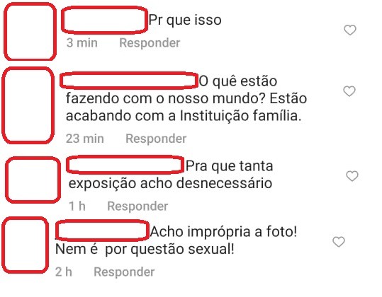 Comentários na timelime de Vitória Strada  (Foto: Reprodução Instagram)