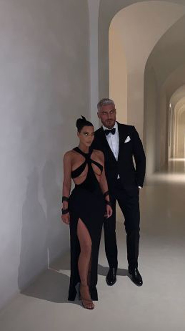 Kim Kardashian e Chris Appleton (Foto: Reprodução/Instagram)