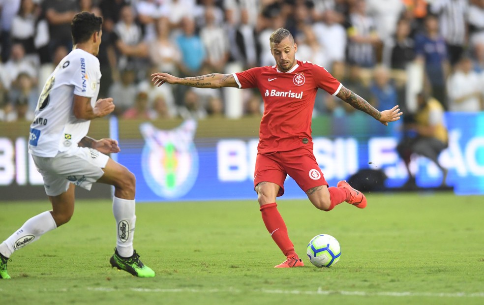 Nico chega a 11 jogos sem marcar, mas desponta como atleta que mais contribuiu com gols no Inter — Foto: Ricardo Duarte / Internacional / Divulgação