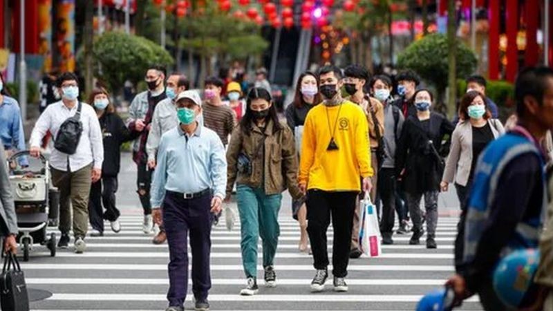 A vida em Taiwan voltou ao normal em grande parte (Foto: EPA via BBC News)