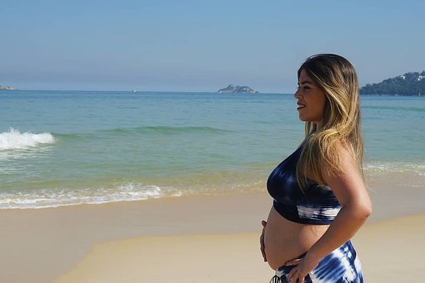 Raque Pacheco, a Bruna Surfistinha, que está grávida de gêmeas (Foto: Reprodução/Instagram)