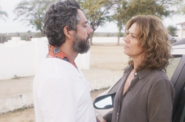 Alexandre Nero e Patricia Pillar no último capítulo de 'Onde nascem os fortes' (Foto: TV Globo)
