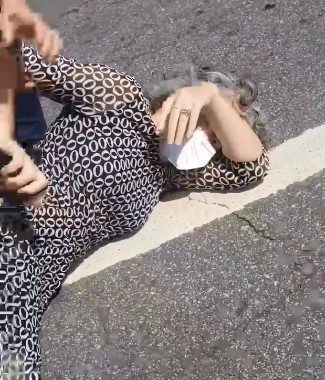 Vereadora Liana Cirne é agredida por policiais (Foto: Reprodução / Instagram)