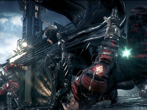 Guardas do Asilo Arkham, palco do primeiro jogo do Batman feito pela Rocksteady, também aparecem em imagem de 'Arkham Knight' (Foto: Divulgação/Rocksteady)
