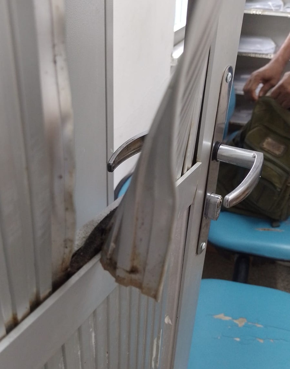 Distrito sanitário do Cabula é arrombado nesta quarta-feira — Foto: Reprodução/Redes Sociais