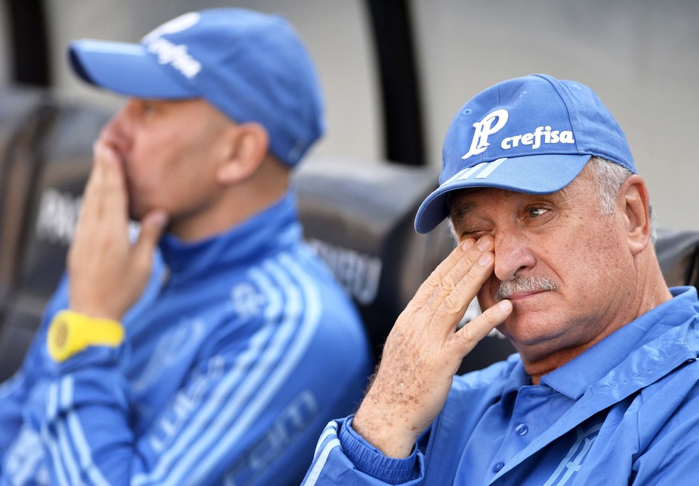 Flamengo x Palmeiras: Felipão tem questões a resolver para escalar o time no sábado — Foto: Marcos Ribolli