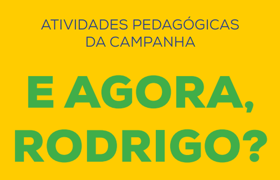 Trecho da cartilha de oposição ao governador Rodrigo Rollemberg lançada pelo Sinpro-DF (Foto: Reprodução)