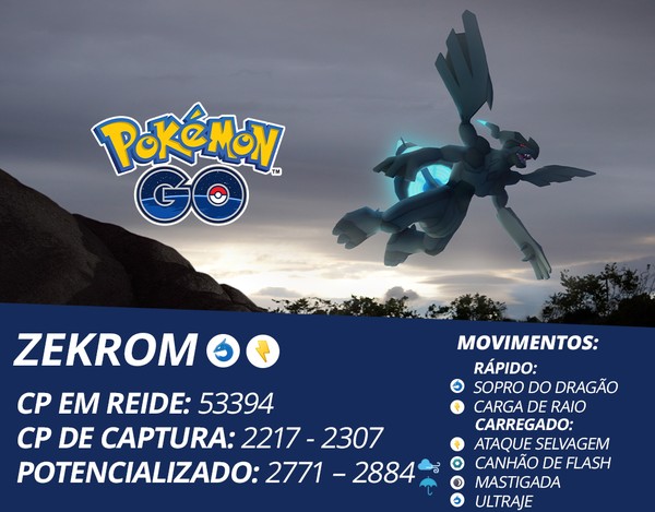 Pokemon Go Como Pegar Zekrom Nas Reides Melhores Ataques E Counters E Sportv Ge