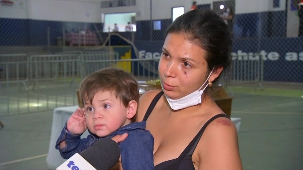 Sônia perdeu mãe e marido no acidente em Taguaí — Foto: Reprodução