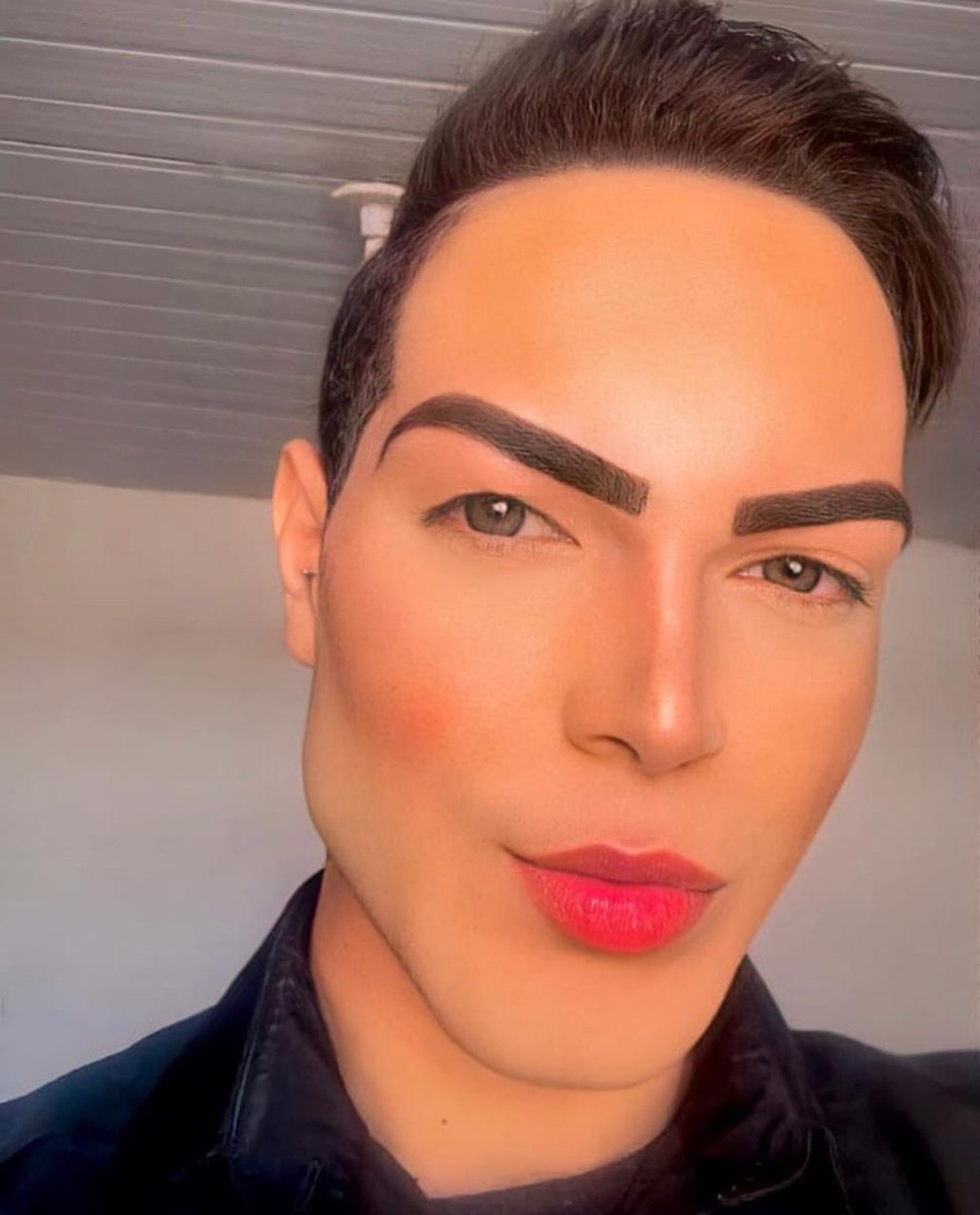 Felipe Duarte como 'Ken humano' — Foto: Instagram/Reprodução
