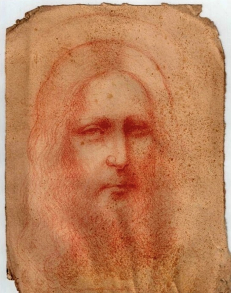 Rascunho de desenho que pode ser de Leonardo Da Vinci (Foto: Reprodução)