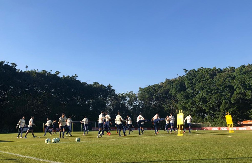 São Paulo treina nesta quinta-feira — Foto: Marcelo Hazan