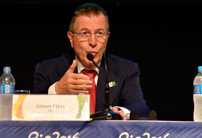 Reunião COI Gilbert Felli Rio 2016 (Foto: Marcello Dias / Agência Estado)