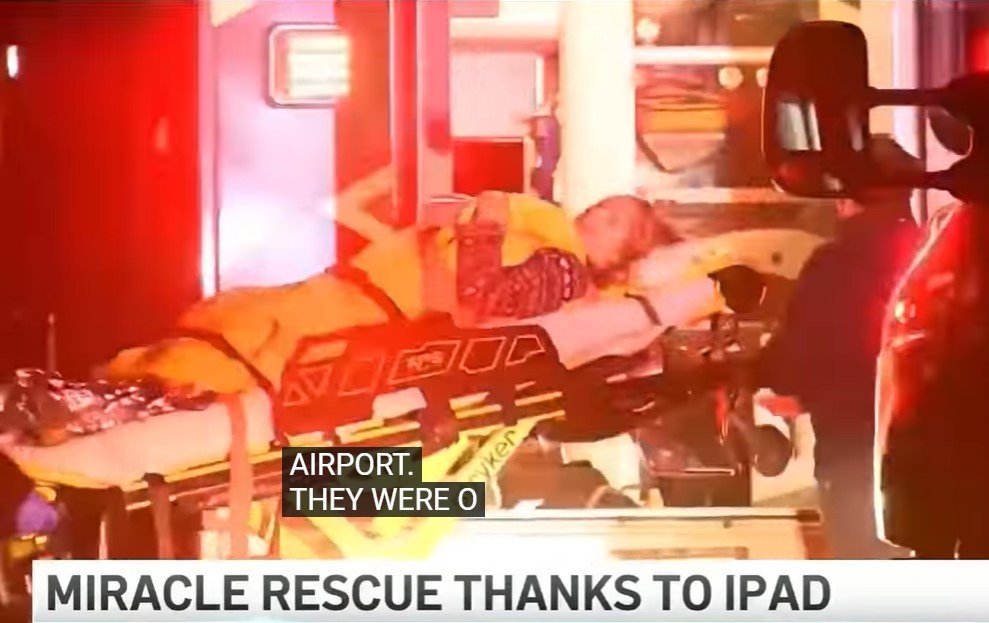 Após acidente aéreo, pai e filha são encontrados com vida graças à localização de iPad (Foto: Reprodução / NBC10 Philadelphia)