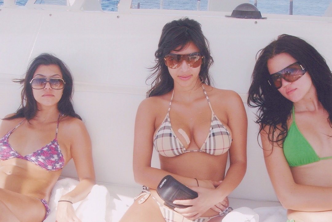 Kourtney, Kim e Khloé Kardashian (Foto: Instagram)