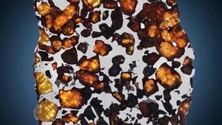 Meteoritos são outros dos itens a venda no Leilão; este, que caiu no deserto do Atacama, tem lance inicial de US$ 1,5 mil — Foto: Divulgação