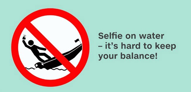 Selfie no barco pode ser perigoso (Foto: Reprodução)