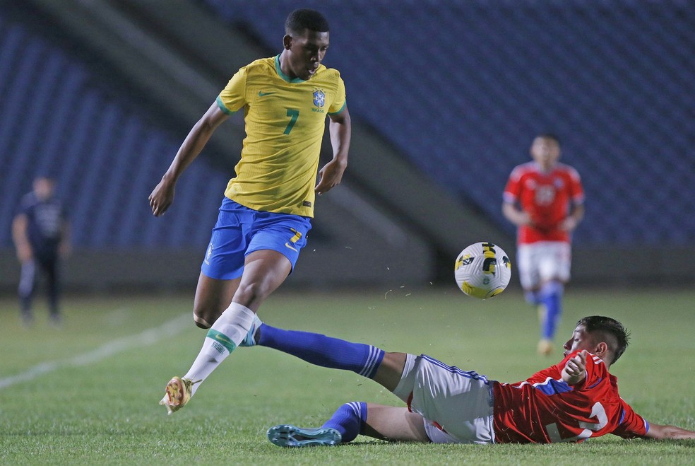 Rayan, Brasil x Chile — Foto: Rafael Ribeiro / CBF