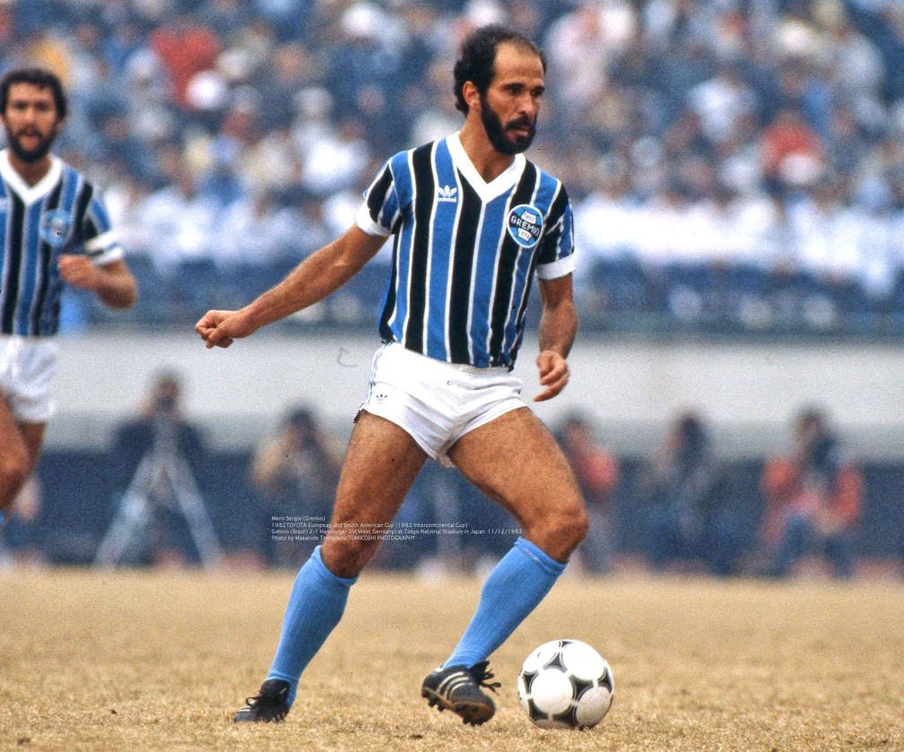 Mario Sergio era um dos principais jogadores do Grêmio — Foto: Masahide Tomikoshi/Arquivo Pessoal