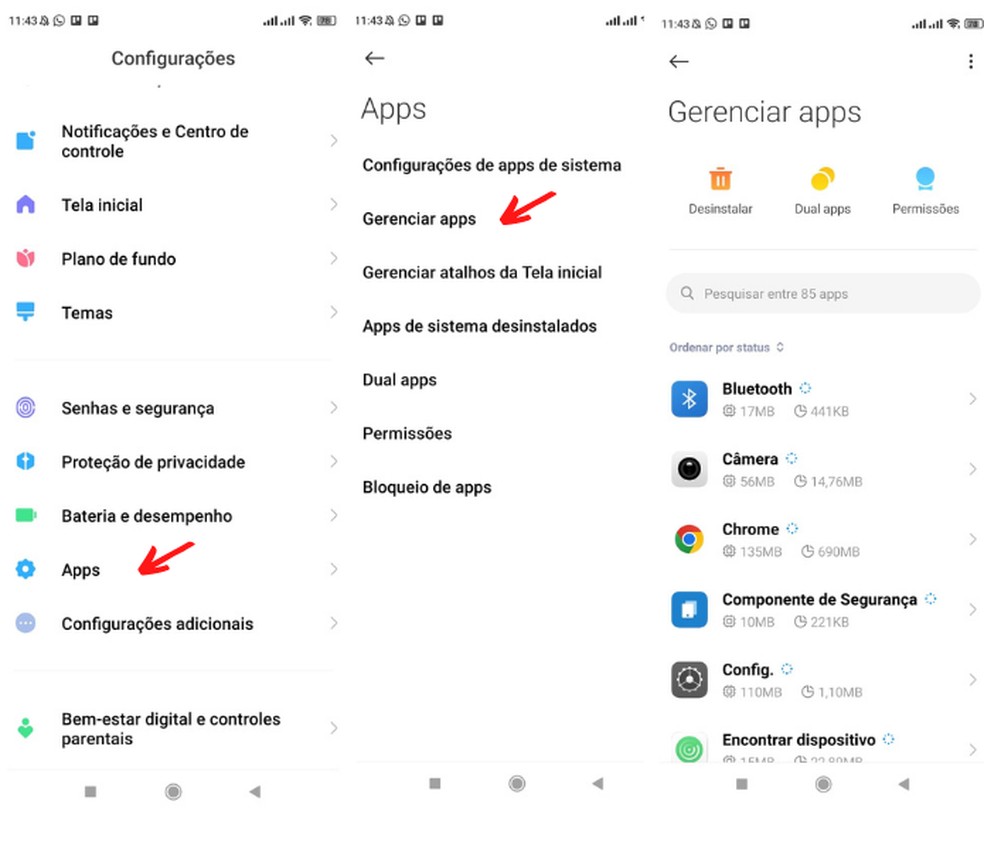 Remova aplicativos sem funcionalidades no seu Android  — Foto: Reprodução/Raisa Capela