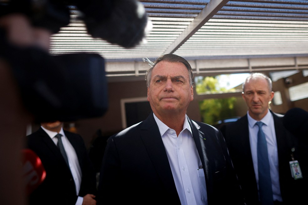 Jair Bolsonaro fala após operação da PF sobre fraudes em cartões de vacinação — Foto: Adriano Machado/Reuters
