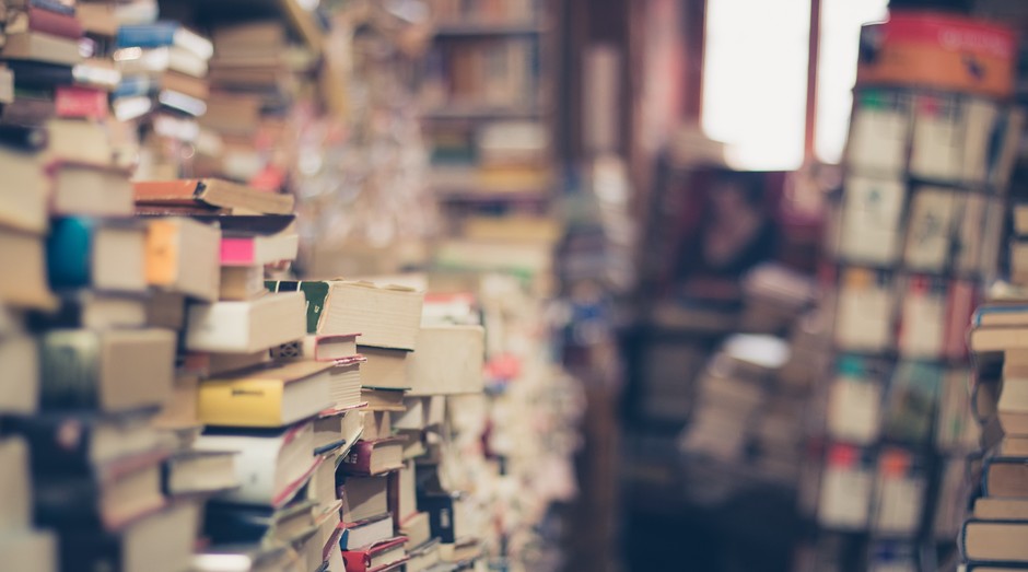 Livraria; história; livros; conhecimento (Foto: Pexels)