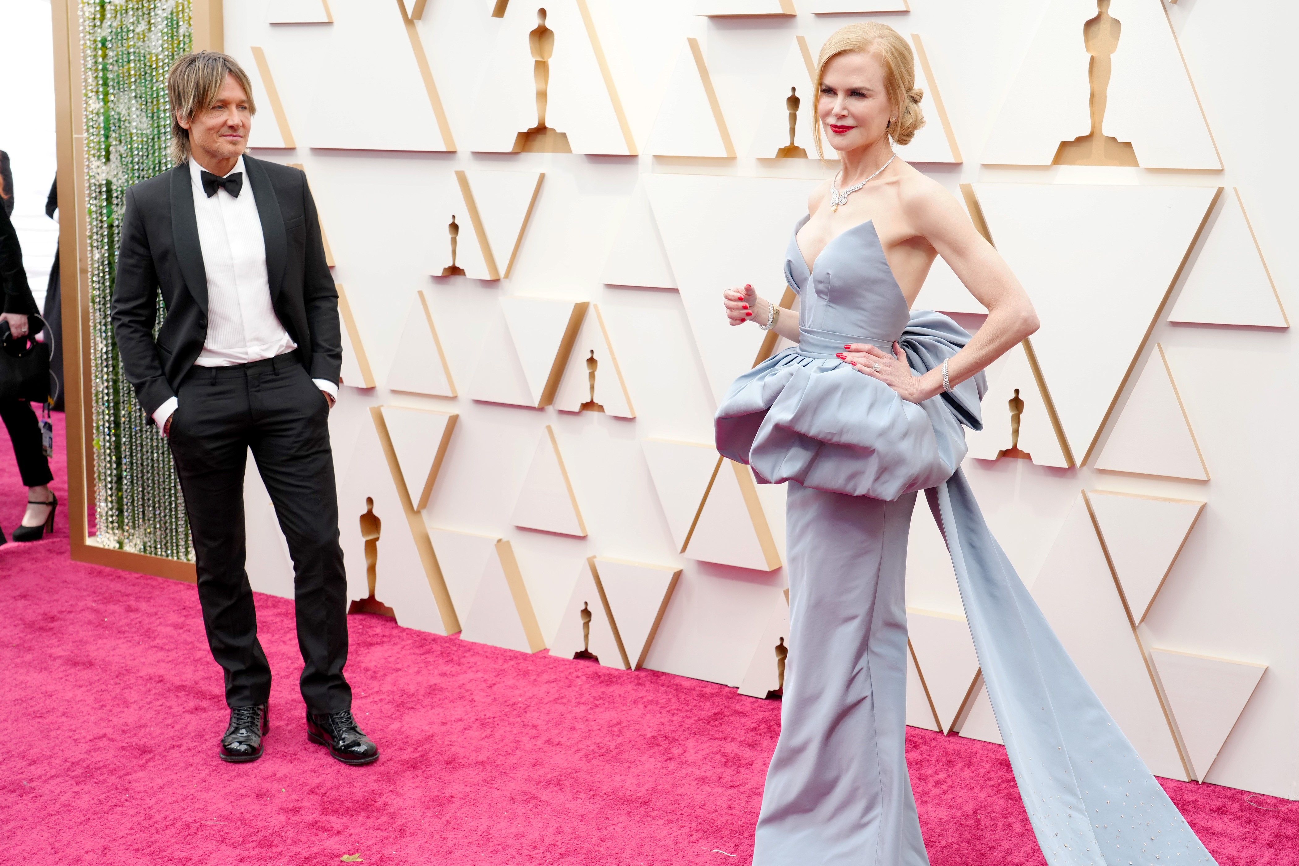 HOLLYWOOD, CALIFORNIA - MARCH 27: (L-R) Keith Urban and Nicole Kidman attend the 94th Annual Academy Awards at Hollywood and Highland on March 27, 2022 in Hollywood, California. (Photo by Jeff Kravitz/FilmMagic) (Foto: FilmMagic)