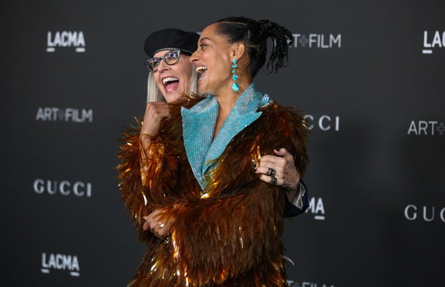 LOS ANGELES, CA - NOVEMBER 06: Diane Keaton and Tracee Ellis Ross attend the 10th Annual LACMA Art+Film Gala on Saturday, Nov. 6, 2021 in Los Angeles, CA. (Jason Armond / Los Angeles Times via Getty Images) (Foto: Los Angeles Times via Getty Imag)