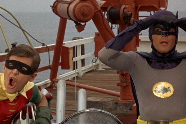 Batman e Robin, na série de TV dos anos 1960 (Foto: Reprodução)