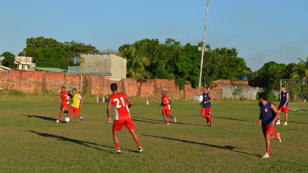 Rio Branco aproveita a folga na tabela e intensifica os treinos (Foto: Wescley Camelo)