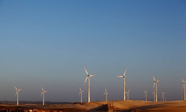 Produção de energia eólica no Ceará