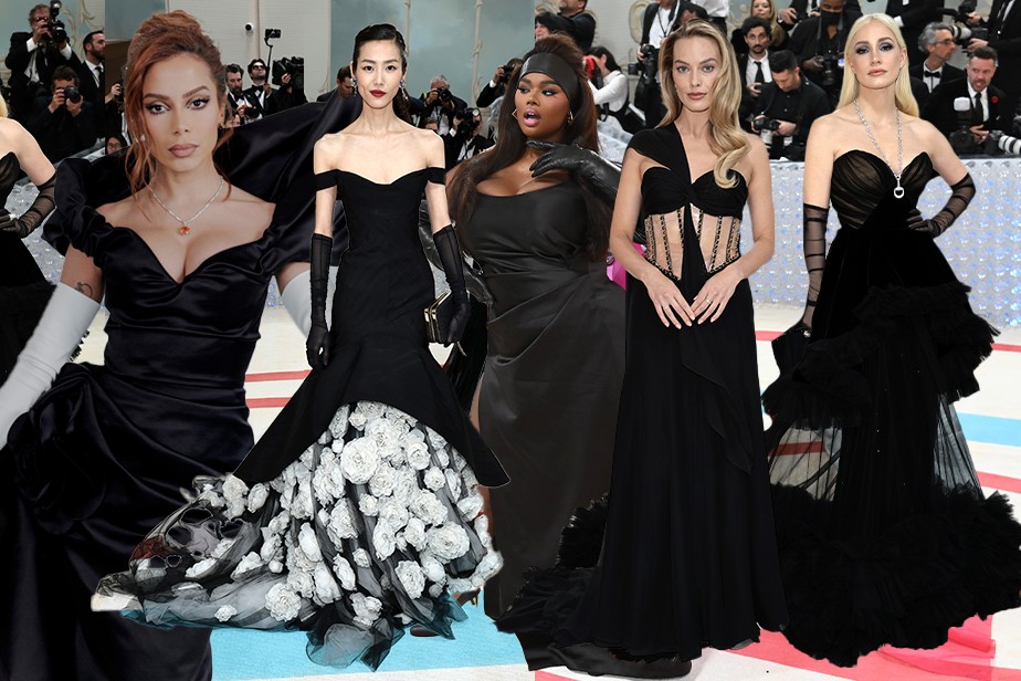 Vestidos pretos são hit no tapete vermelho do Met Gala 2023 | Moda | Vogue