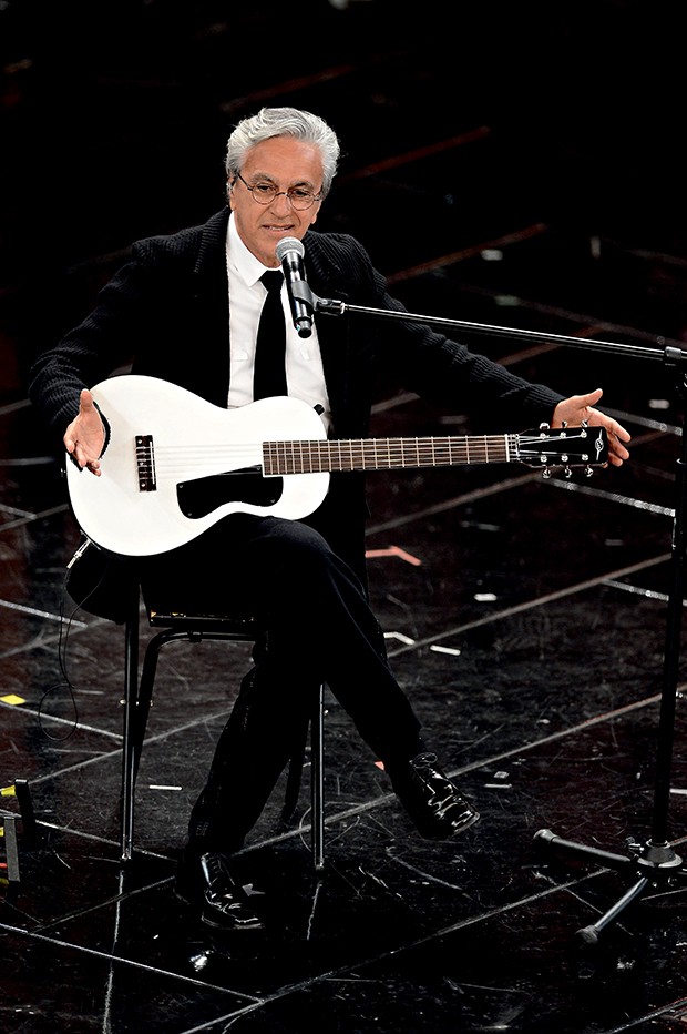 SANREMO, ITALY - FEBRUARY 15:  Caetano Veloso attend the fourth night of the 63rd Sanremo Song Festival at the Ariston Theatre on February 15, 2013 in Sanremo, Italy.  (Photo by Venturelli/WireImage) (Foto: WireImage)