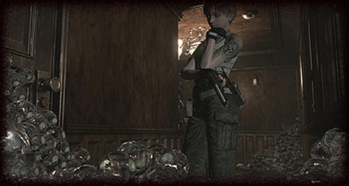Resident Evil Zero HD Remaster: para eliminar as sanguessugas basta esmagá-las (Foto: Divulgação/Capcom)