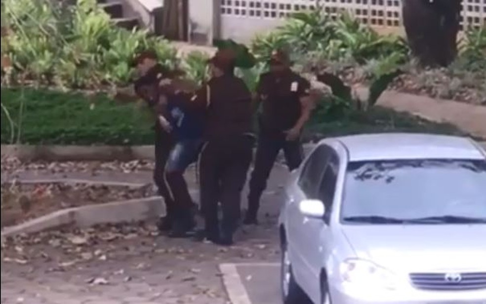 UFMG apura denúncia de agressão no Campus Pampulha, em BH — Foto: Redes sociais/Reprodução