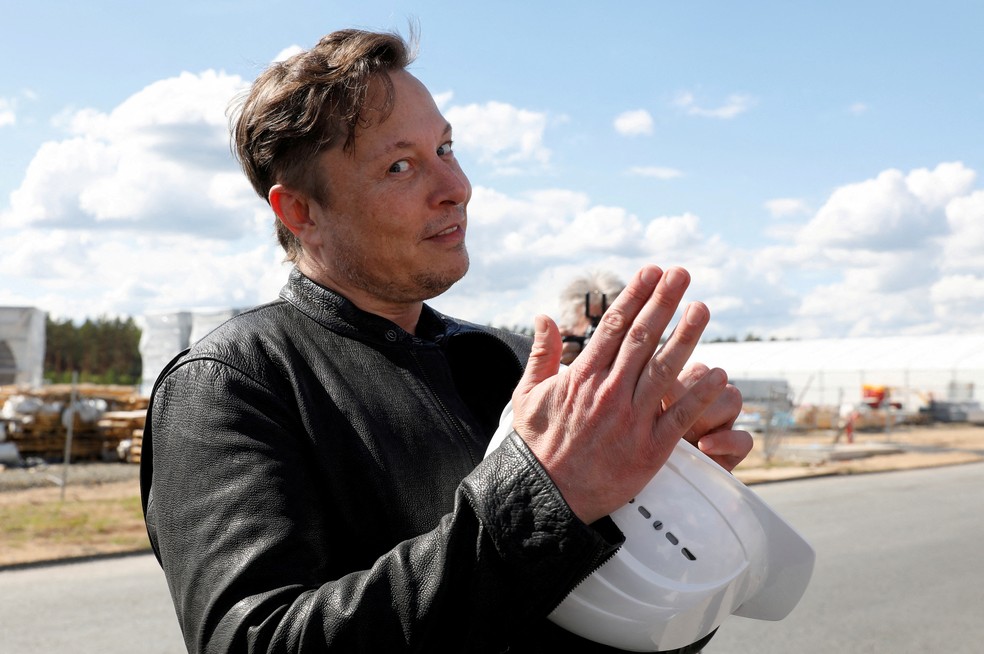 Elon Musk, bilionário dono da Tesla e da SpaceX, em imagem de maio de 2021 — Foto: Michele Tantussi/Reuters