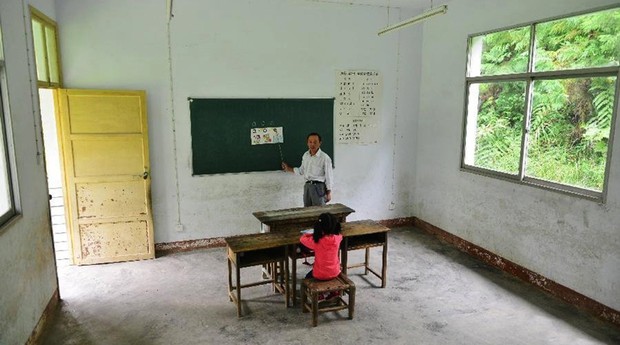 Escola na China começa ano letivo com apenas um aluno (Foto: Europics/ Newscom /GlowImages)