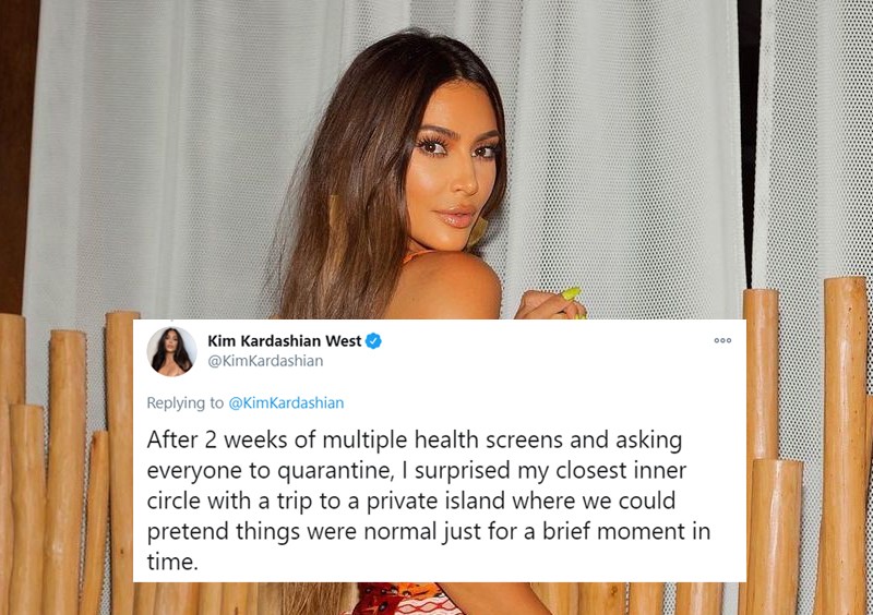 Kim Kardashian inspirou meme com post sobre seu aniversário (Foto: Reprodução / Twitter)