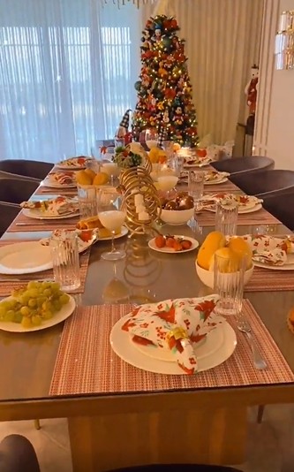 Simone mostra mesa de café da manhã em sua nova mansão (Foto: Reprodução/Instagram)