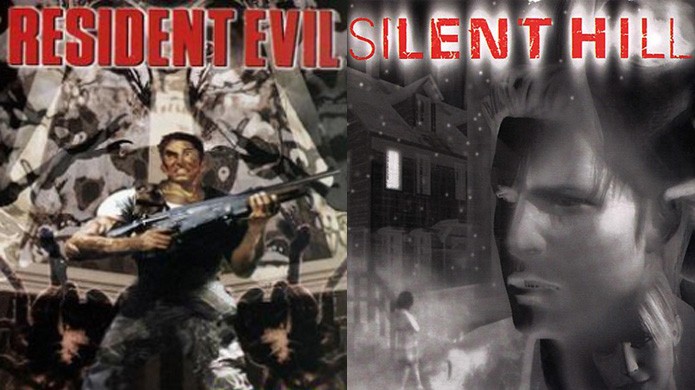 Resident Evil e Silent Hill sempre foram ícones do terror mas evoluíram de formas muito diferentes (Foto: Reprodução/PlayStation Wiki e Gaming Memoirs)
