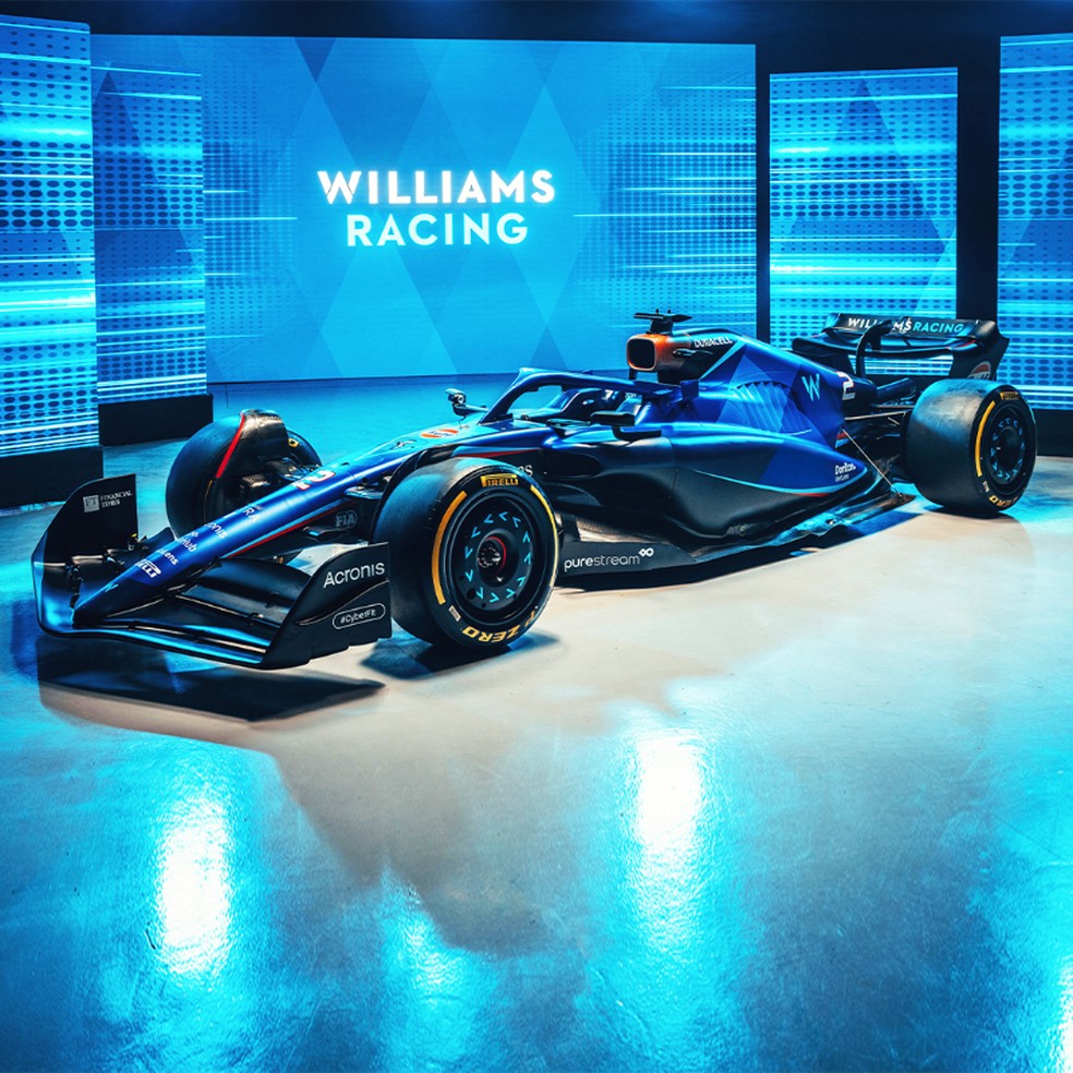 Williams apresenta FW45, carro da equipe para a F1 2023 — Foto: Divulgação