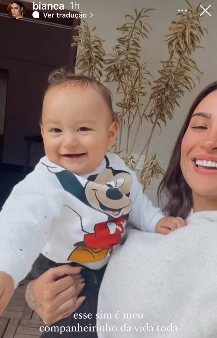 Bianca Andrade passa o Dia dos Namorados com o filho, Cris (Foto: Reprodução / Instagram)