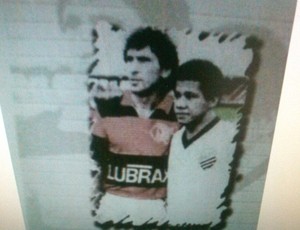 Jacozinho se encontra com Zico para remarcar 30 anos depois jogo que o celebrizou