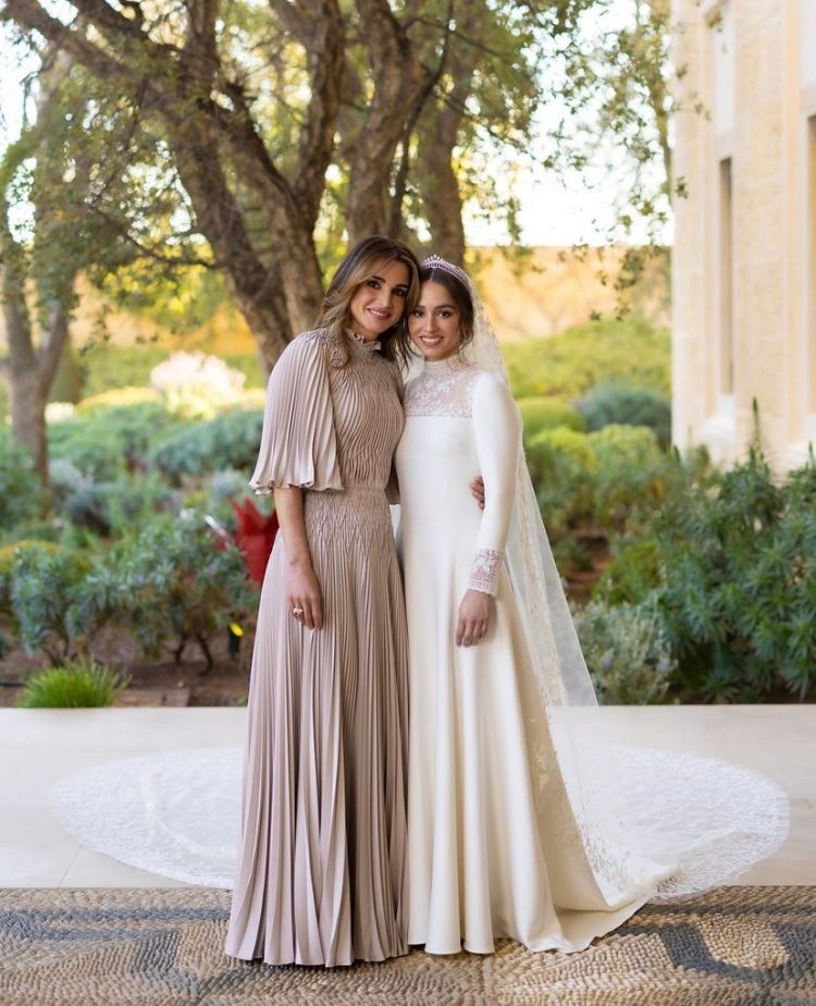 Rainha Rania e princesa Iman da Jordânia — Foto: Reprodução/Redes sociais